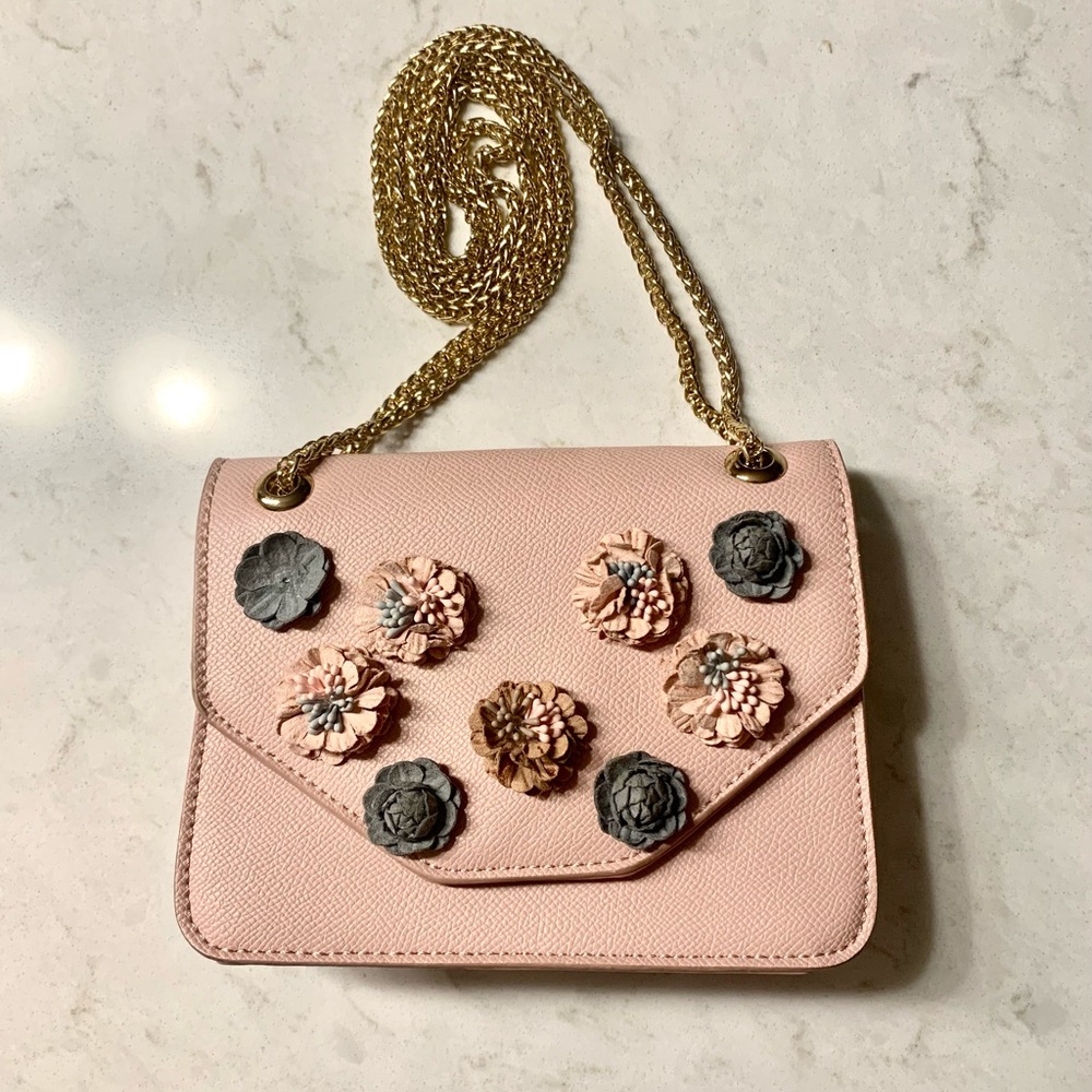 Urban Expressions Floral Pink Crossbody Purse